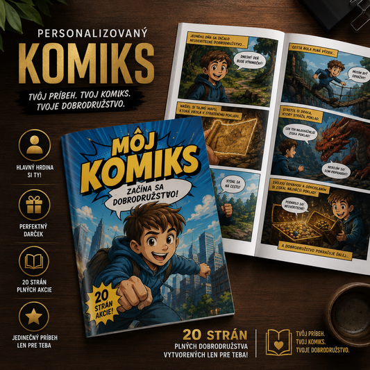 Personalizovaný komiks, v ktorom ste hlavnou postavou