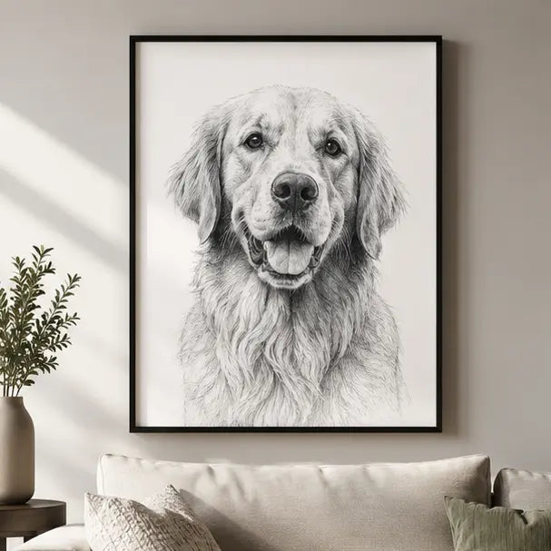 Personalized Pet Portrait - Dog