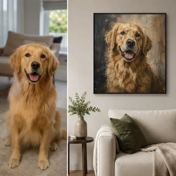 Personalized Pet Portrait - Dog